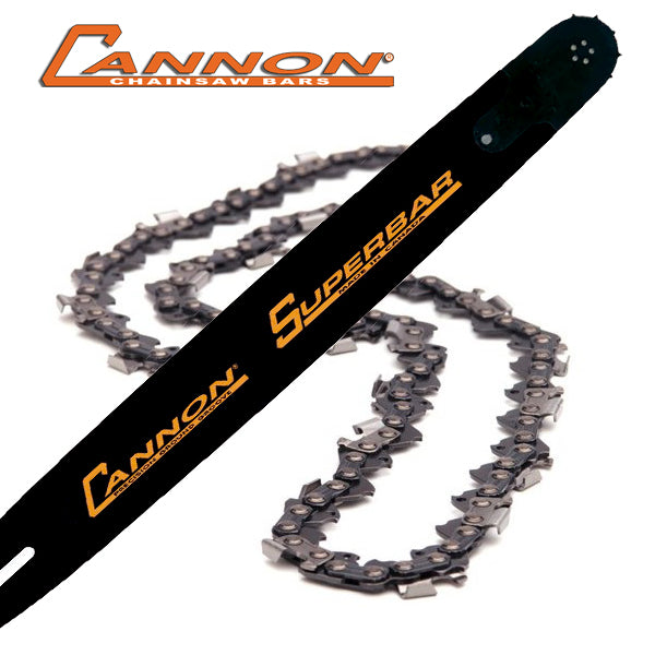 36" Cannon Super Bar & Semi Chisel Chain for Husqvarna