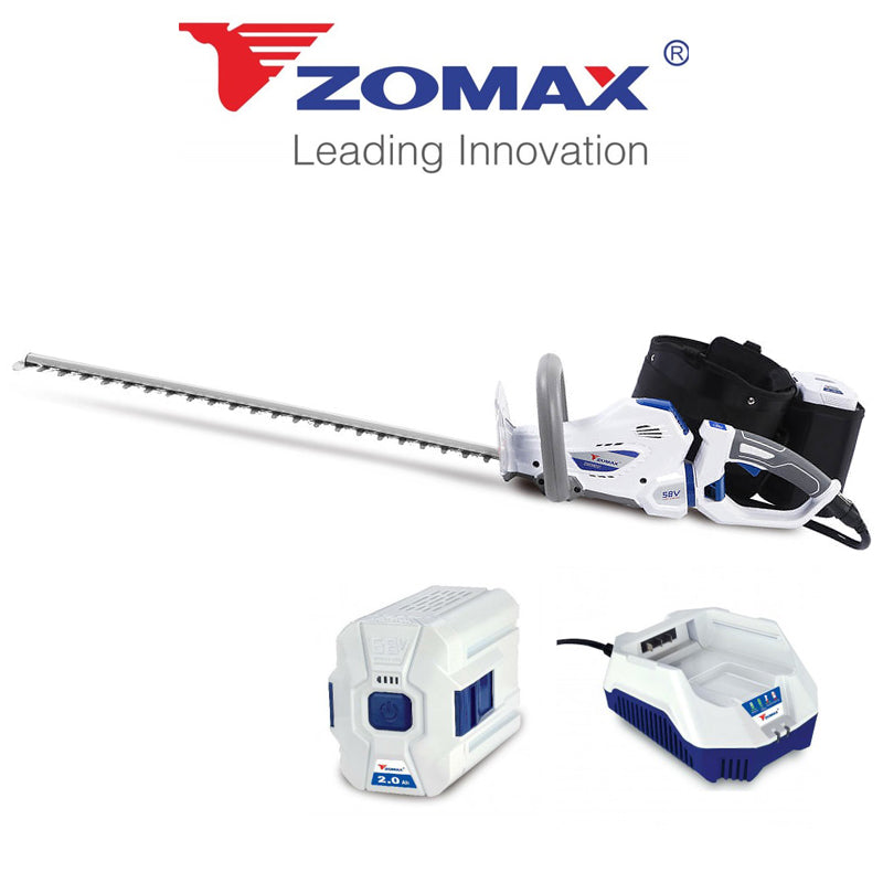Zomax 58 Volt Lithium Ion Hedgecutter - 4 A/Hour Battery