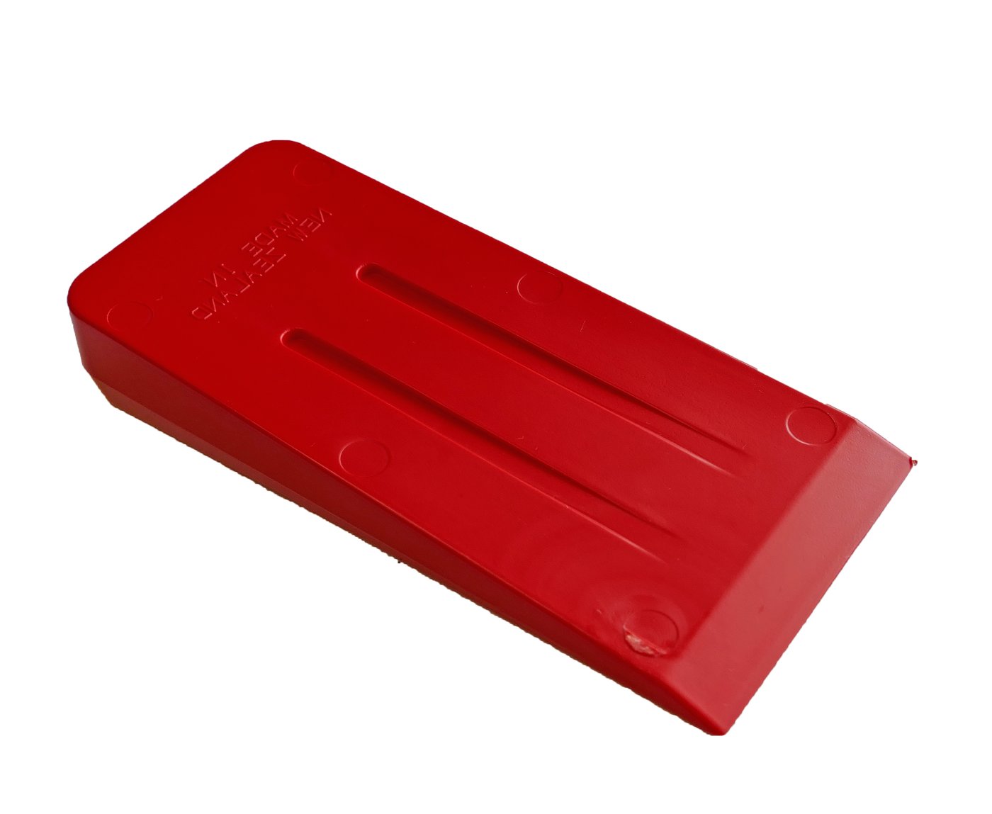 8" Red Plastic Wedge