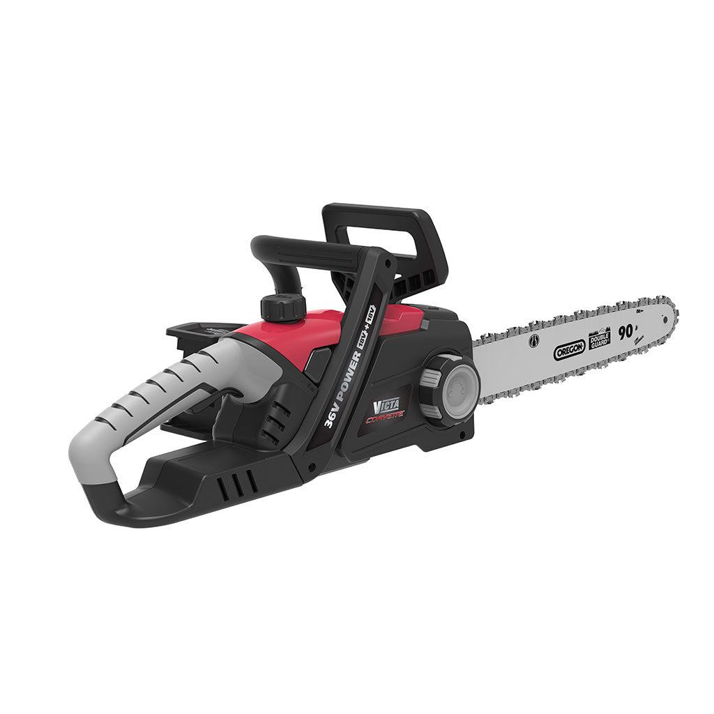 Victa Dual 18 Volt Battery Chainsaw - 14" with Twin Batteries & Charger