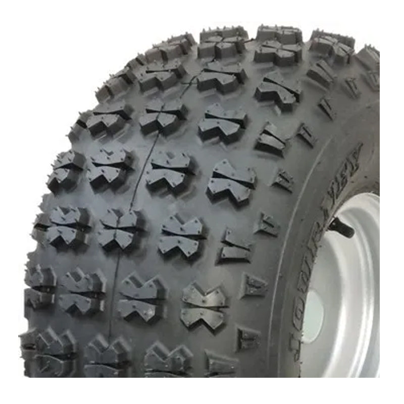 20 X 10 - 8 Knobbly Heavy Duty 480 kg Load Rated Tyre