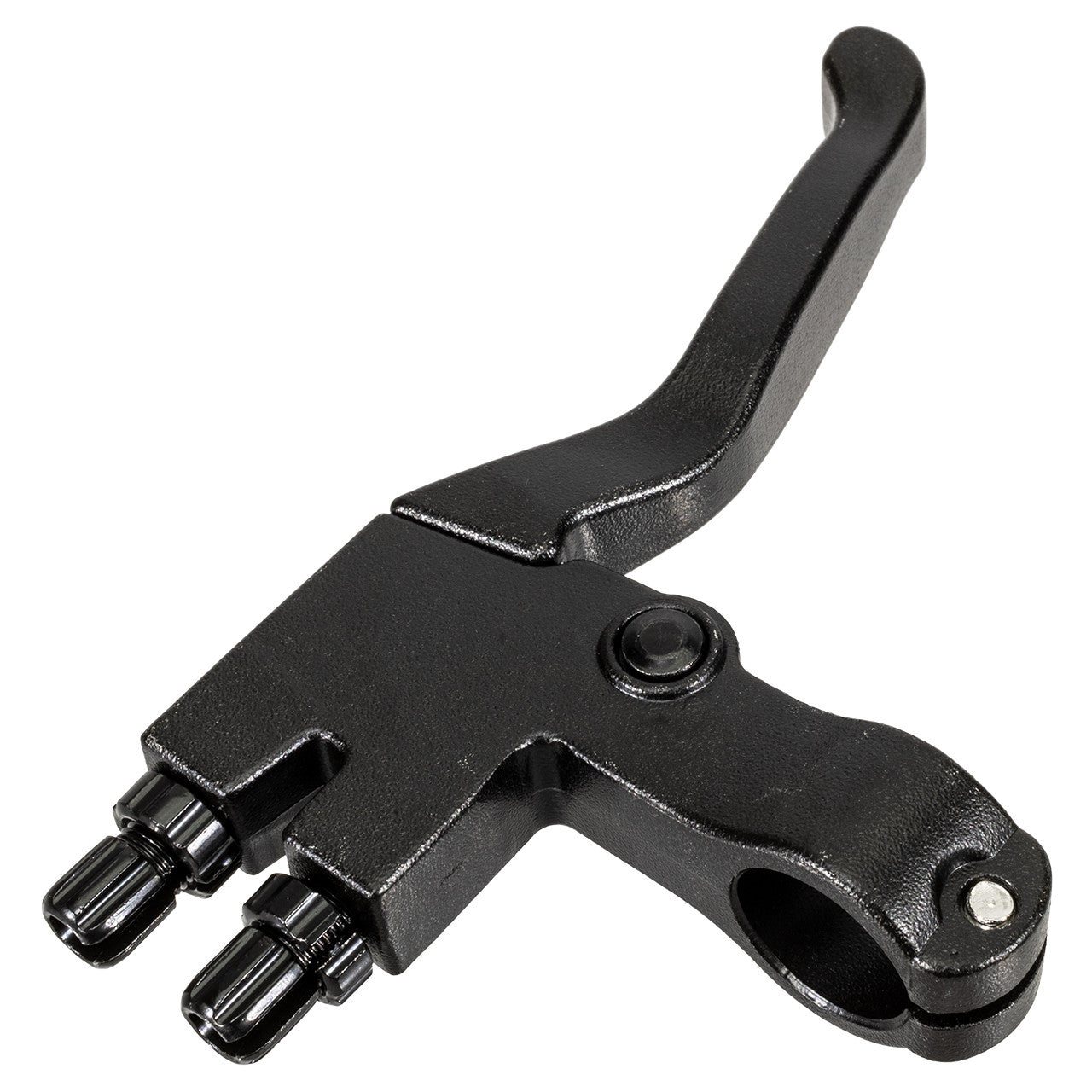 Dual brake lever with independent cable adjusters