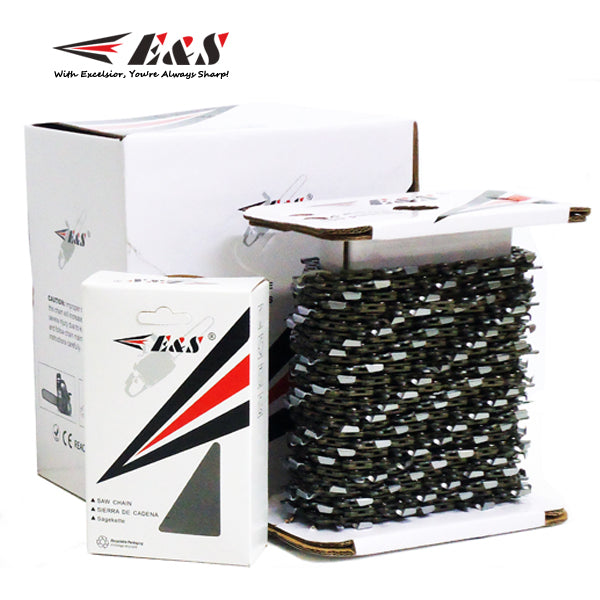 E & S .325" 0.050" Full Chisel Saw Chain - 25ft Roll