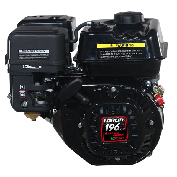 Loncin G200FA Engine, 6.5HP, 3/4" Shaft Manual Start