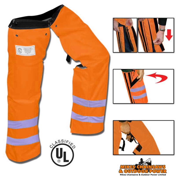 Forester Zip Style Safety Chaps - 37"