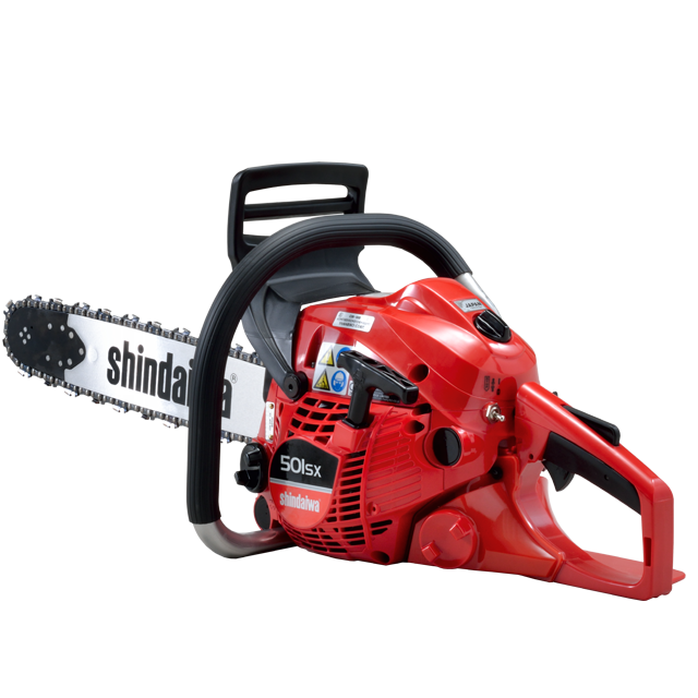 Shindaiwa 501SX High Performance Saw, 50 cc Engine, 16" - 20" Bar & Chain