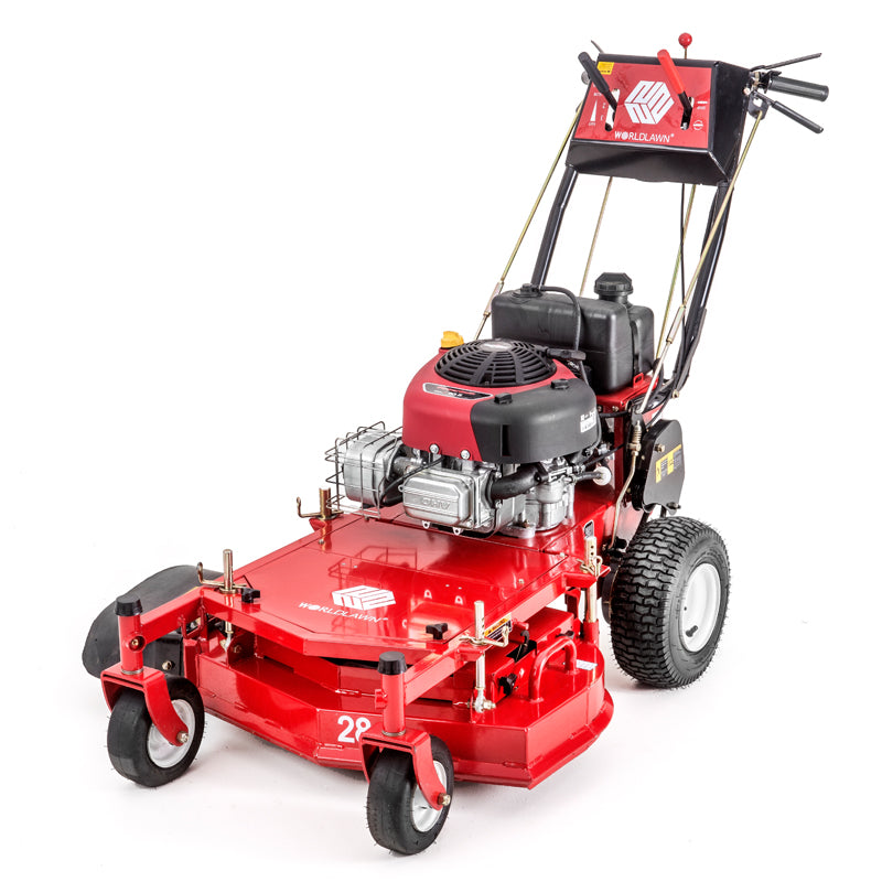 32" Worldlawn Walk Behind Mower Briggs & Stratton 10.5 HP (manual start)