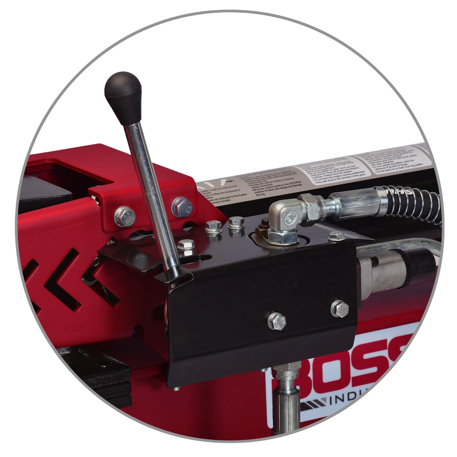 Boss WD35T Log Splitter - 35 Ton, Briggs & Stratton XR1450 Series Engine!