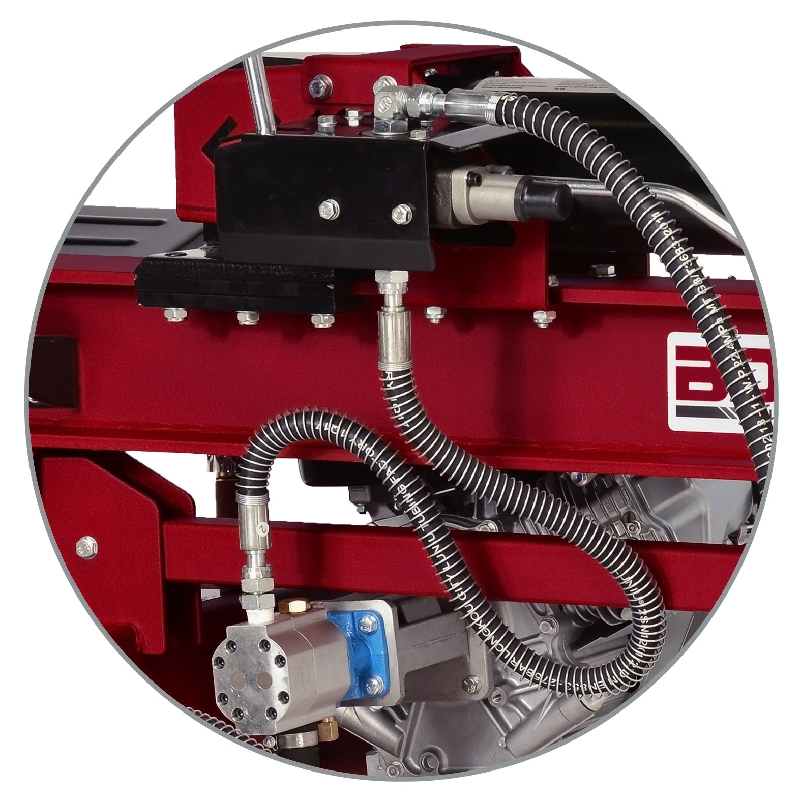 Boss WD30T Log Splitter - 30 Ton, Briggs & Stratton XR1150 Series Engine!