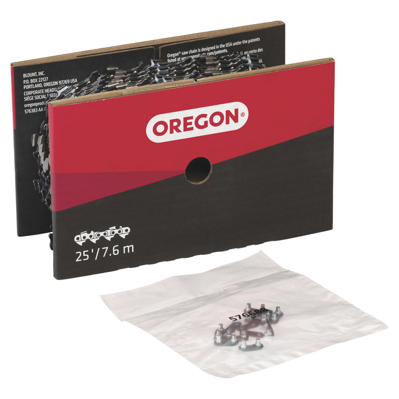 Oregon 73DX 3/8" 058" Semi Chisel Chain - 25ft Roll