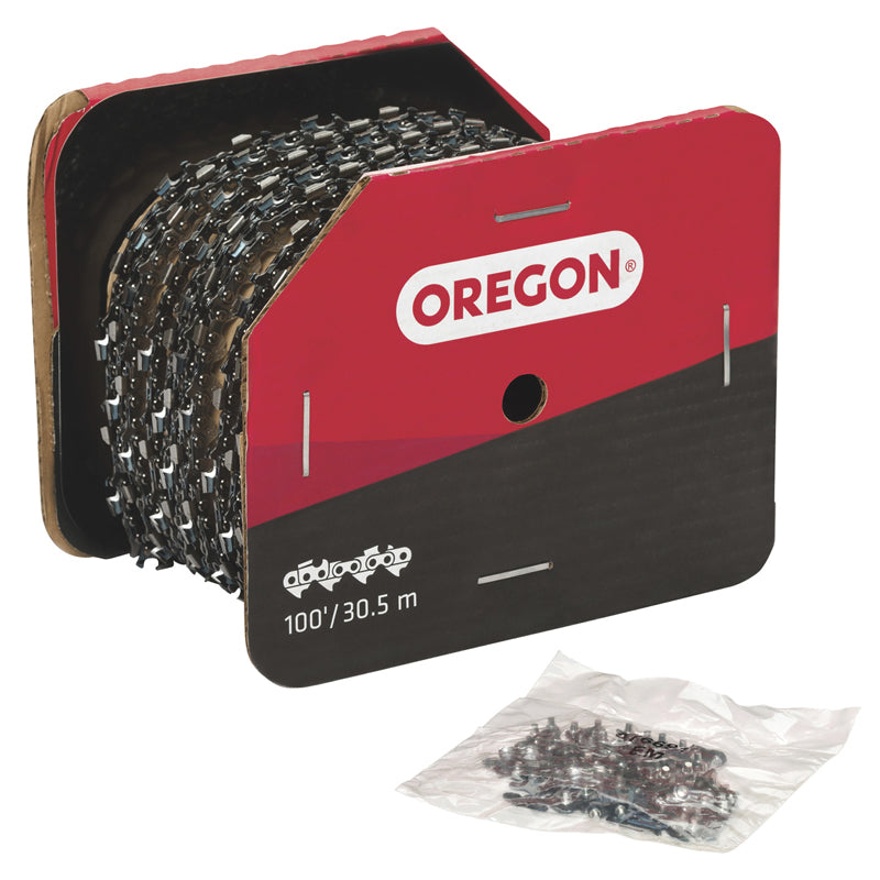 Oregon 75EXJ 3/8" 0.063" Full Chisel Skip Chain - 100ft Roll