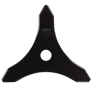3 Tooth Heavy Duty Grass Cutting Blade - 255mm x 25.4mm x 3.0mm