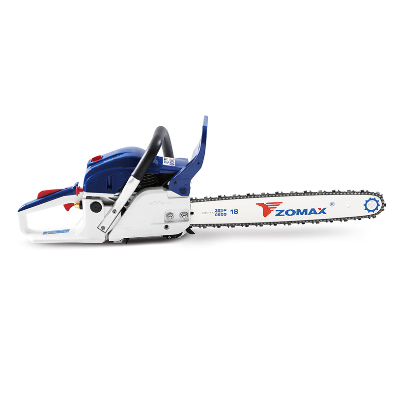 Zomax ZM4603 Chainsaw, 45.6cc Engine, 16" - 20" Bar & Chain
