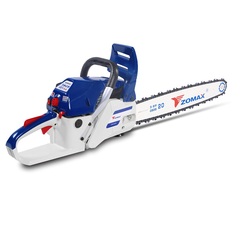 Zomax ZM5603 Chainsaw, 54.5cc, 20" Bar & Chain