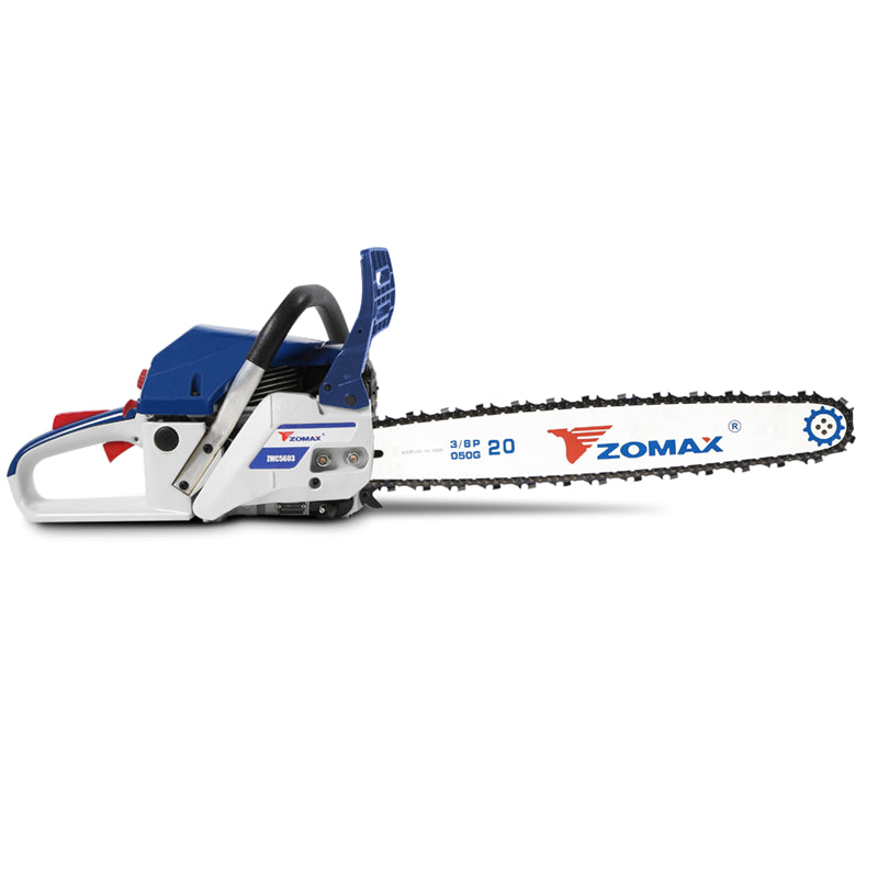Zomax ZM5603 Chainsaw, 54.5cc, 20" Bar & Chain