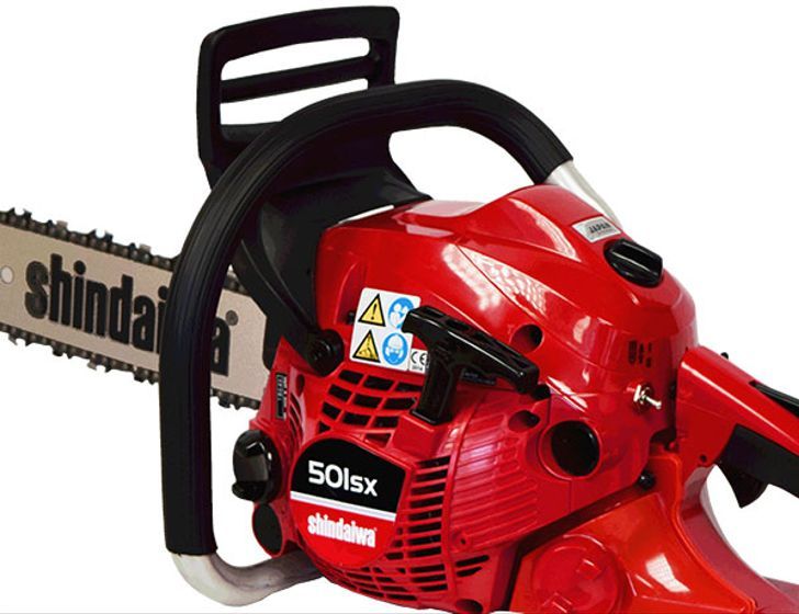 Shindaiwa 501SX High Performance Saw, 50 cc Engine, 16" - 20" Bar & Chain