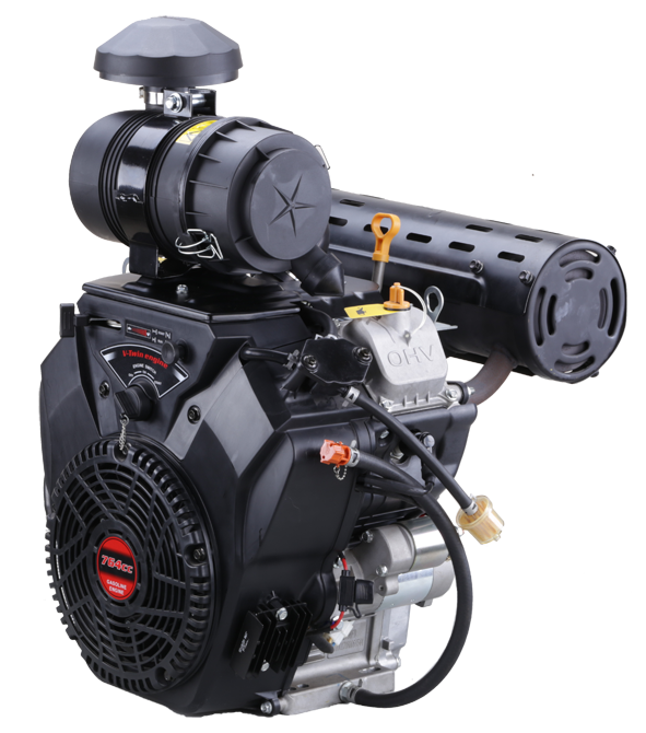 Loncin LC2V80FD 764cc 25HP V-Twin Horizontal Shaft Engine