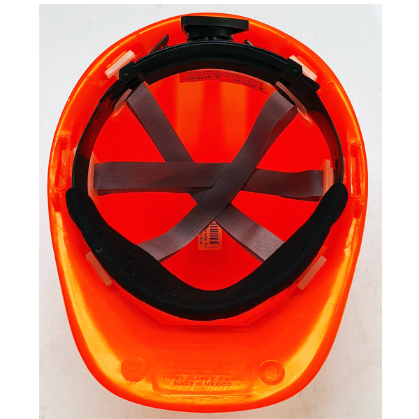Forester Safety Helmet / Muff / Visor Combo (Orange)