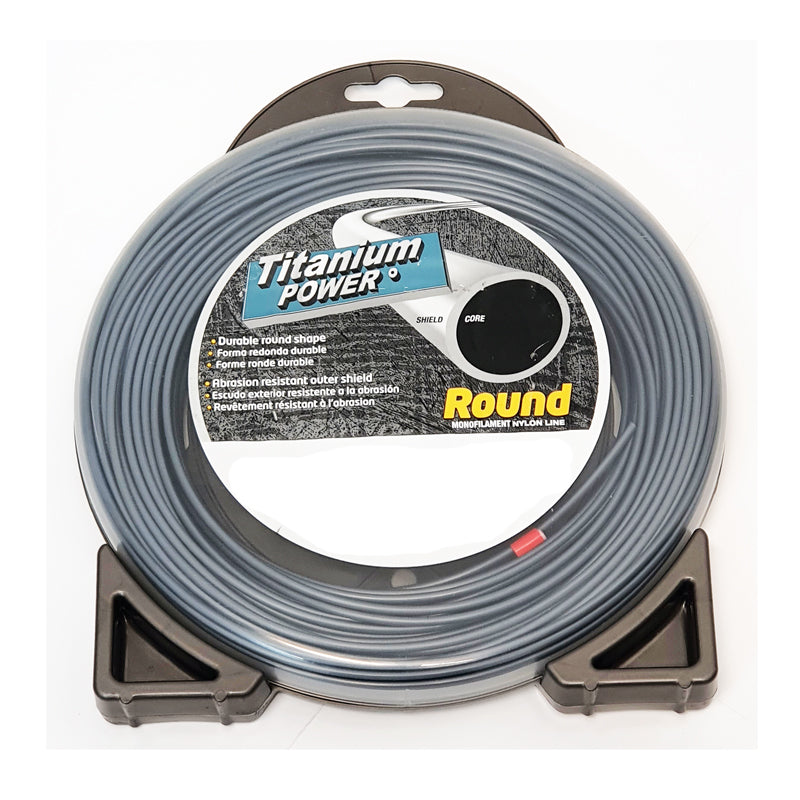 Titanium Power Trimmer Line - 1/2 lb / 0.130" Round (77')