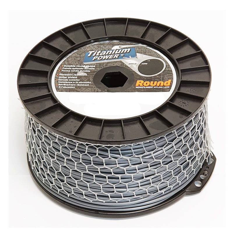 Titanium Power Trimmer Line - 3 lb / 0.105" Round (721')