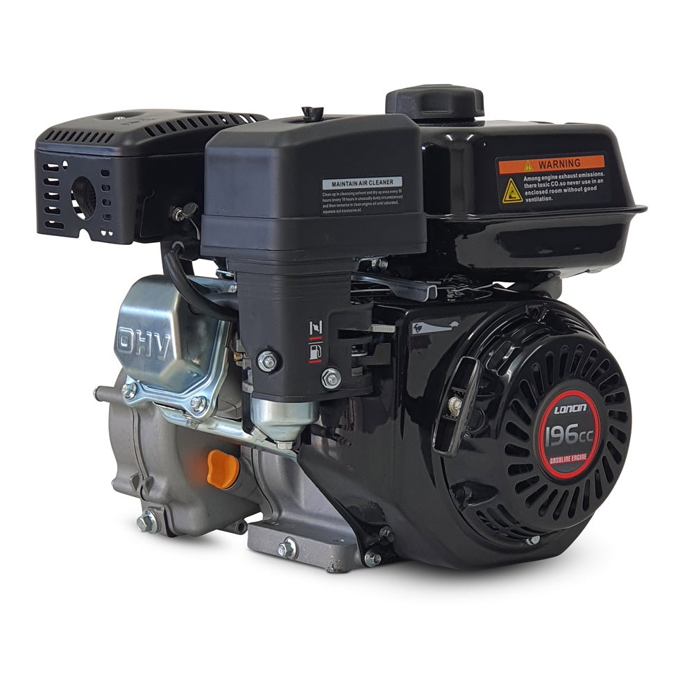 Loncin 6.5 HP Engine, 2:1 Reduction + Clutch