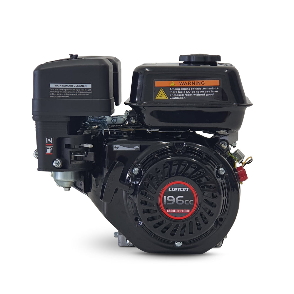 Loncin G200F Engine, 6.5HP, 3/4" Shaft Manual Start