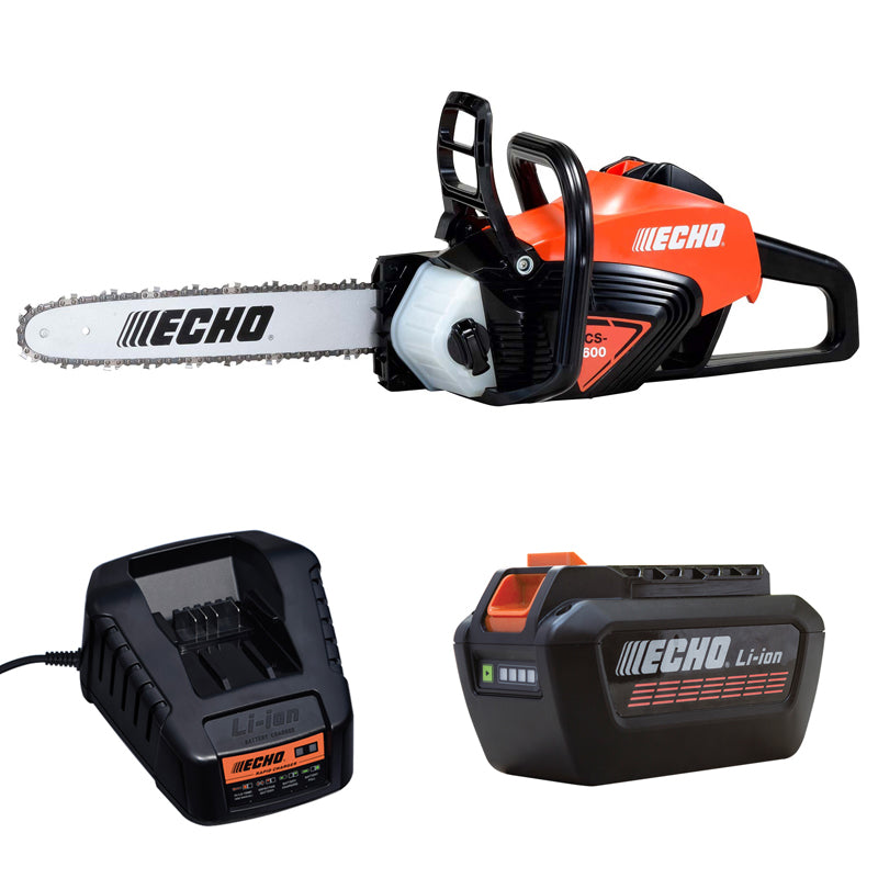 Echo DCS-1600 50 Volt chainsaw kit including battery and charger