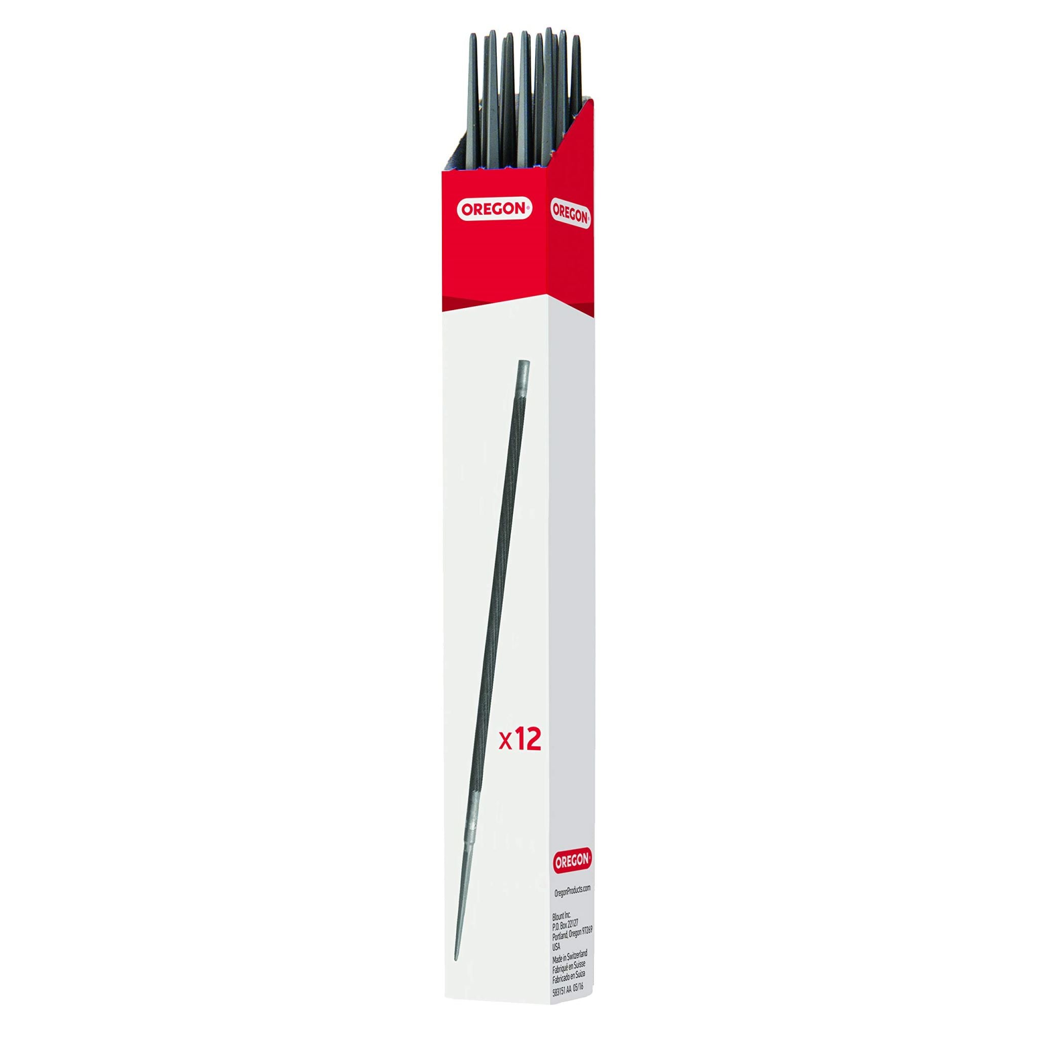 Oregon 7/32" (5.5mm) Files - Dozen Box