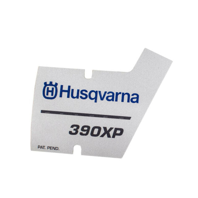 Husqvarna 390XP name plate