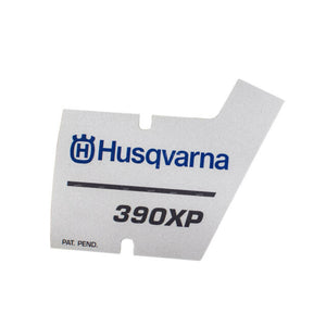Husqvarna 390XP name plate