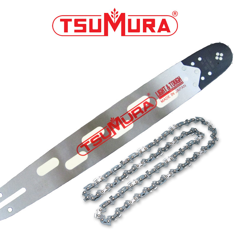 36" Tsumura Light Weight Bar & Stihl Semi Chisel Chain Set for Stihl