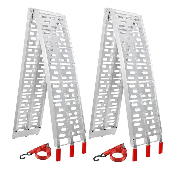 Set of 2.26M Aluminum Folding Ramps (set of two ramps)