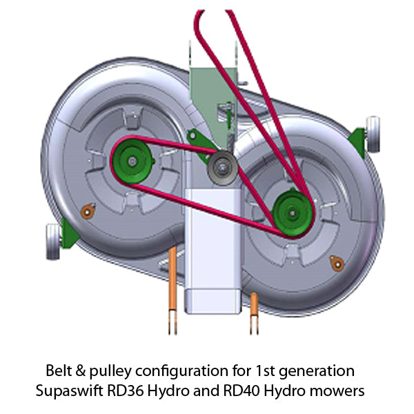 Deck Belt - Supaswift 36" (1st generation, AA105K)