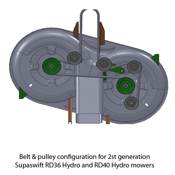 Deck Belt - Supaswift 40" (2nd generation)