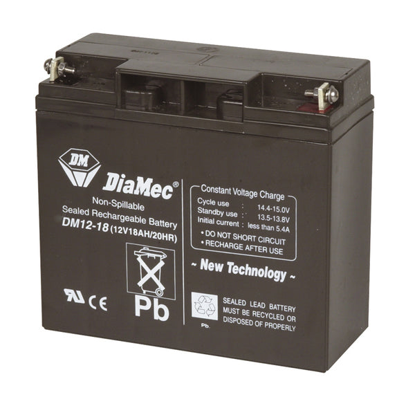 BATTERY 12 VOLT - (Suits all GGP Mowers, AT12180D)