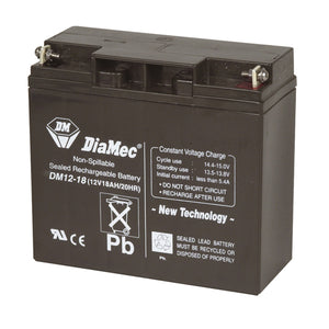 BATTERY 12 VOLT - (Suits all GGP Mowers, AT12180D)