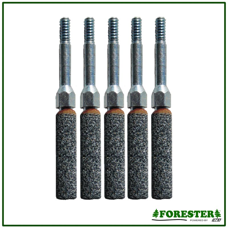 Forester Grinding Stones - 7/32" (threaded shank) 5 pack