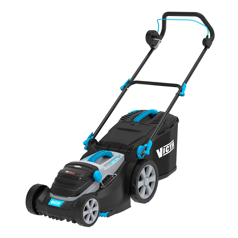 Victa 18 Volt Twin Battery 37cm Mower Includes 2 x 18V Batteries