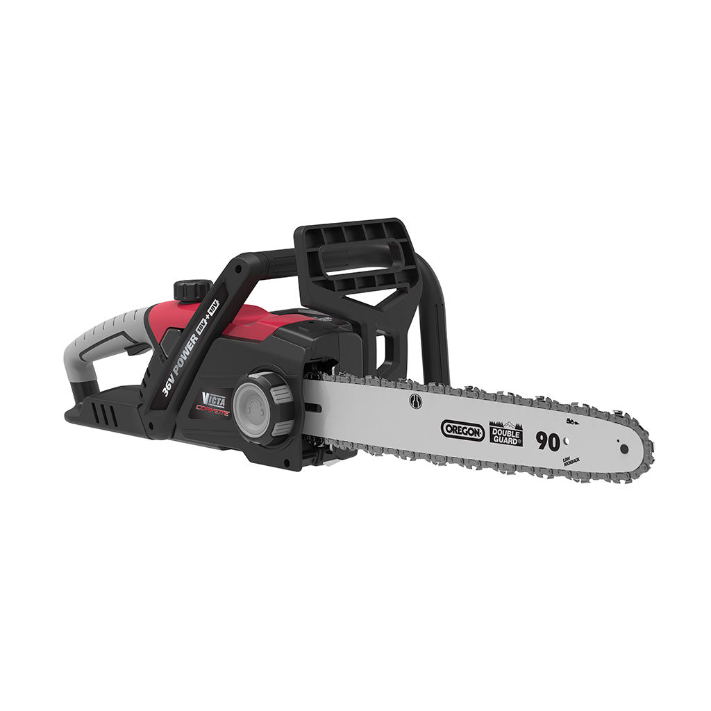 Victa Dual 18 Volt Battery Chainsaw - 14" with Twin Batteries & Charger