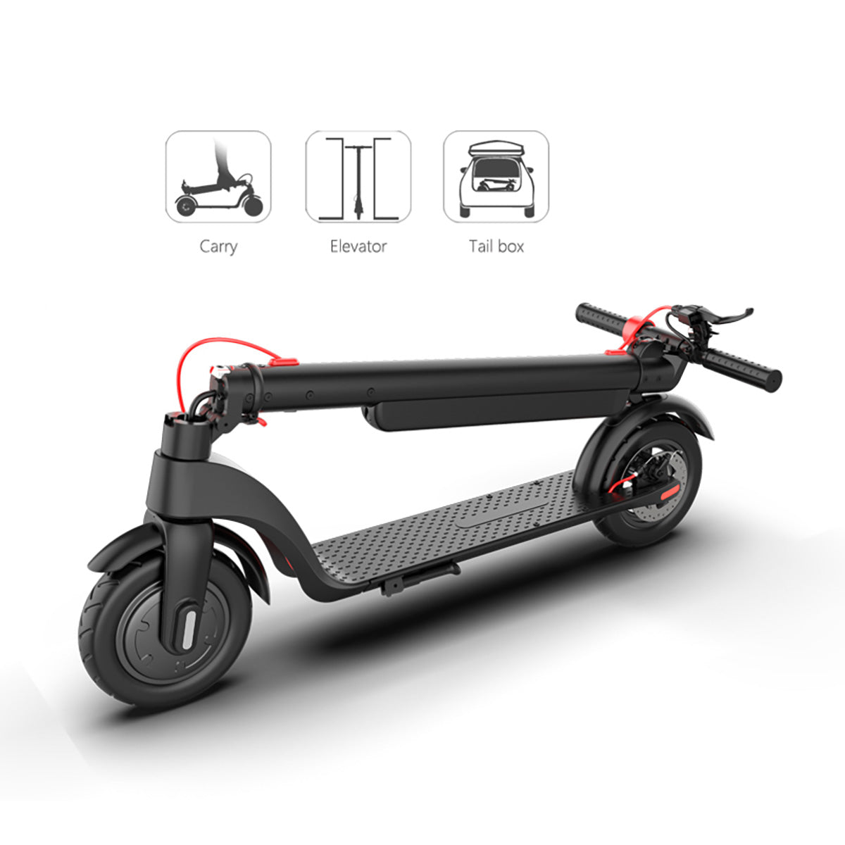 KIXIN X8 E-Scooter 36 Volt Long Range 10 A/hour 350 Watt