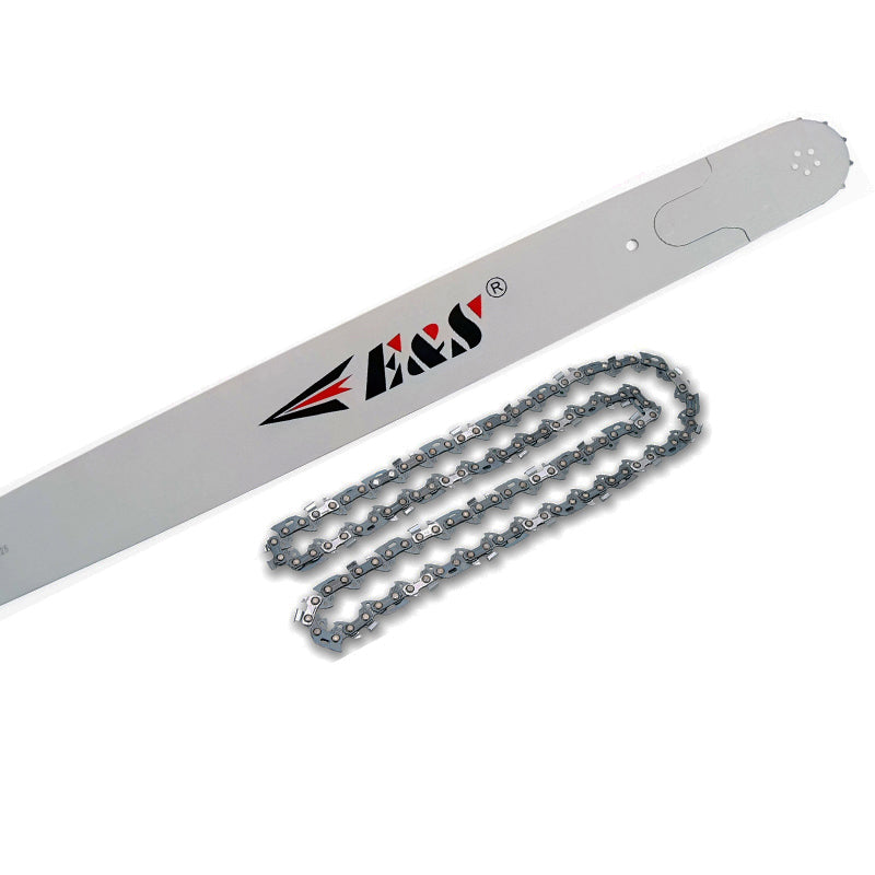 20" E&S Bar & Semi Chisel Skip Tooth Milling Chain Set for Husqvarna