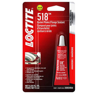 Loctite 518 Gasket Maker Sealant (20 oz, 6ml)