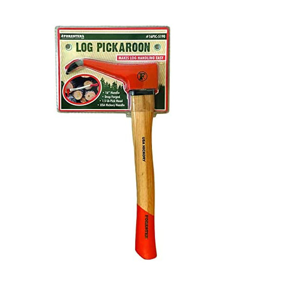 Forester 16" Log Pickaroon, USA Hickory Handle, 1.5 lb Forged Head