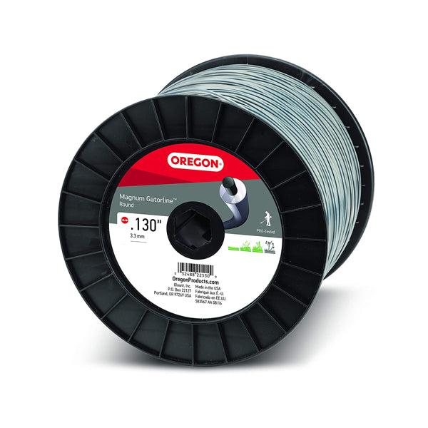 Oregon Round Gator Magnum Trimmer Line 3.3mm (0.130") 141 Meter Roll