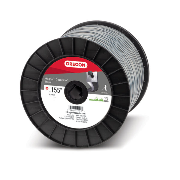 Oregon Magnum Square Gator Trimmer Line 3.95mm (0.155") 126 Meter Roll