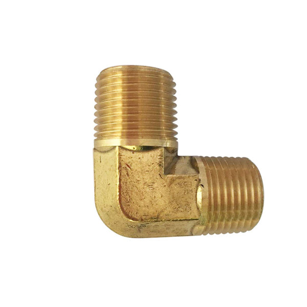 3/8" NPT Male - Male Elbow Nipple Fitting