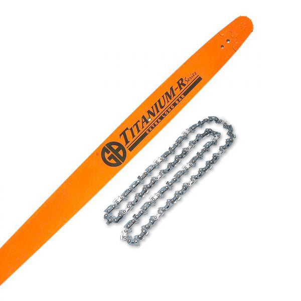 60" GB Titanium Bar & Oregon Super Skip Milling Chain for Husqvarna 3120XP