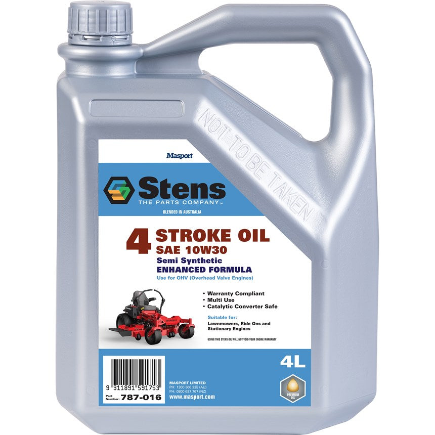 Stens SAE 10W-30 Engine Oil - 4 Litre