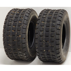 Set of Near New Stiga Ride On Rear Tyres 18 / 8.50 - 8