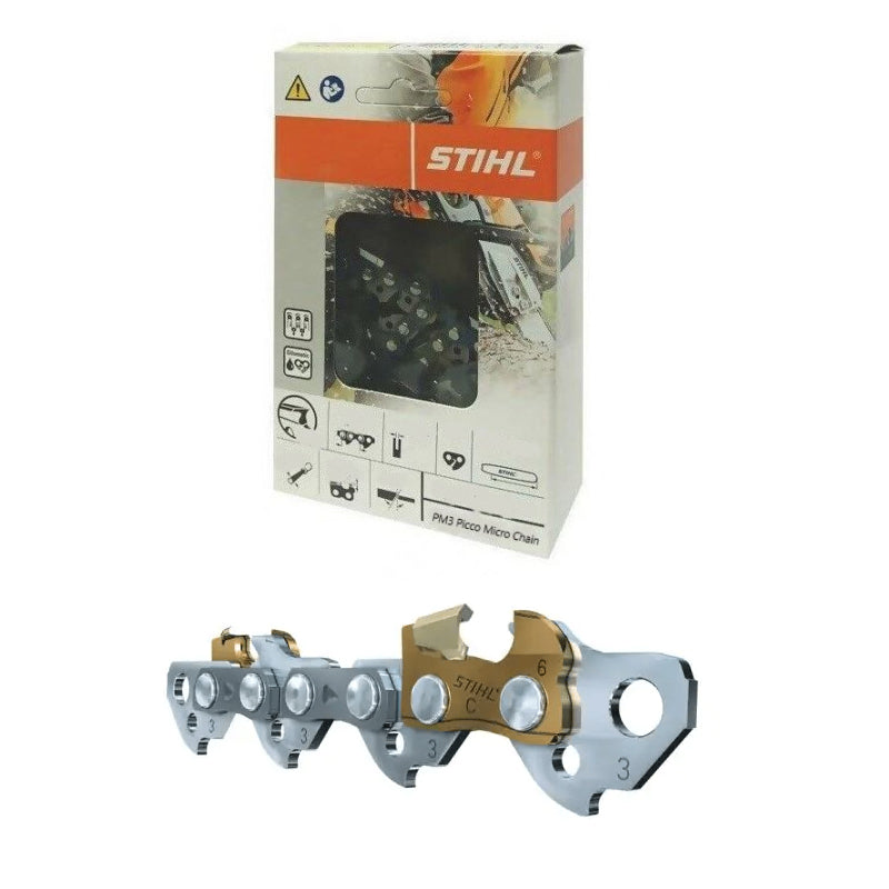 Stihl 3/8" Low Profile 0.050" Tungsten Tipped Chain - 12" Loop (44 link loop)